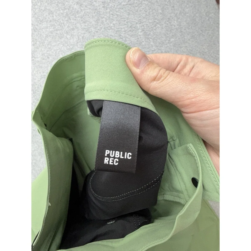 Public Rec Workday Pant 2.0 Mens 32x34 Clover Green Straight Leg Stretch NWT